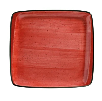 Bonna PASSION AURA Тарелка квадратная APS MOV 28 KR (22х20 см, красный)
