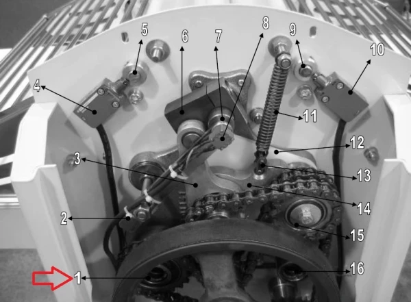 Пружина 0201003 для машины тестозакаточной т.м. WLBake, мод. BF в Москве