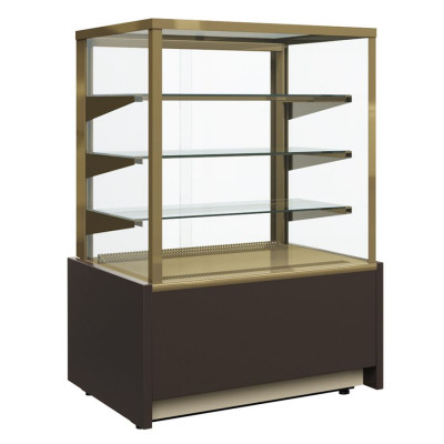 Витрина кондитерская Полюс KC70 VM 1,3-1 0102-0109 (ВХСв-1,3д Сarboma Cube),  уценка