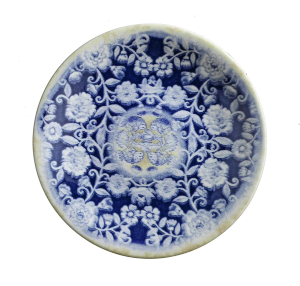 KUTAHYA Blue Blanc BNTS25DU891310 Тарелка плоская без полей (D1, d25см, h2,5см) фарфор в Москве