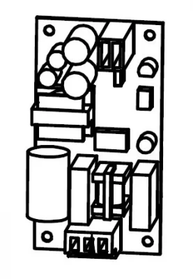 Плата силовая 12135899 для машин сушильных т.м. TOLON