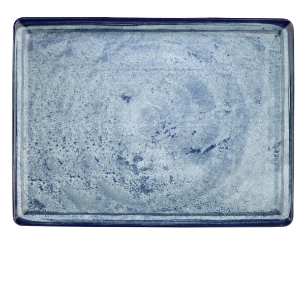 KUTAHYA Blue Stone BNTAN35x26DU890003 Тарелка плоская прямоугольная без полей (35х26см, h2,19см) фарфор в Москве