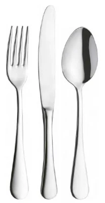 ABERT S.p.A. серия Matisse Ложка чайная CF121. Длина: 137 мм. Толщина: 2,5мм. Материал: нержавеющая сталь 18/10