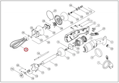 Венчик (1 шт.) F2961 для миксера т.м. Vortmax, серии MiniPM