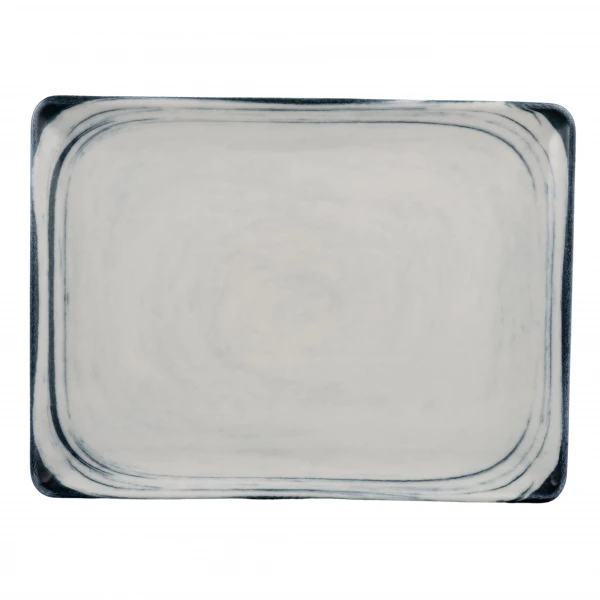 Тарелка KUTAHYA серии Frame BNTAN23x17DU890670, плоская прямоугольная без полей , 23х17см, h2,2см в Москве