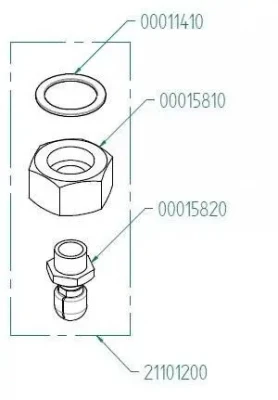 Комплект моечный 21101200 для печи модели EKF 711 E UD