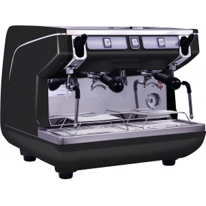 Кофемашина рожковая полуавтоматическая Nuova Simonelli Appia Life Compact 2Gr S 220V black+economizer+high groups в Москве