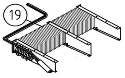 Испаритель 6029010068 для шкафа морозильного т.м. EQTA серии Advance, мод.EAC-1400F