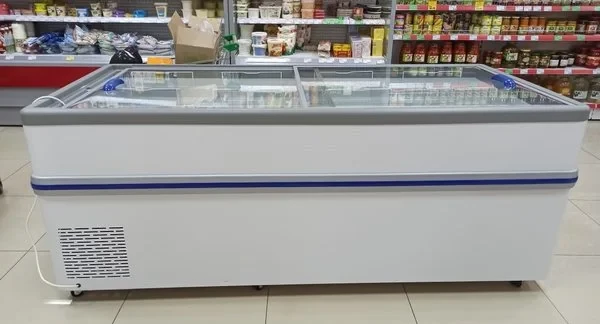 Ларь-бонета модель "Bonvini BF" 2100 L со съемными створками, серый в Москве