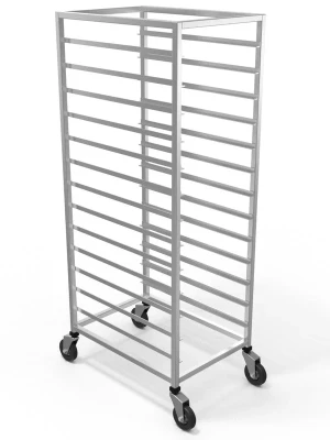 Тележка-шпилька, КШн 10/450/650/1500, э («Эконом», каркас-труба AISI 304 20*20*1,2)