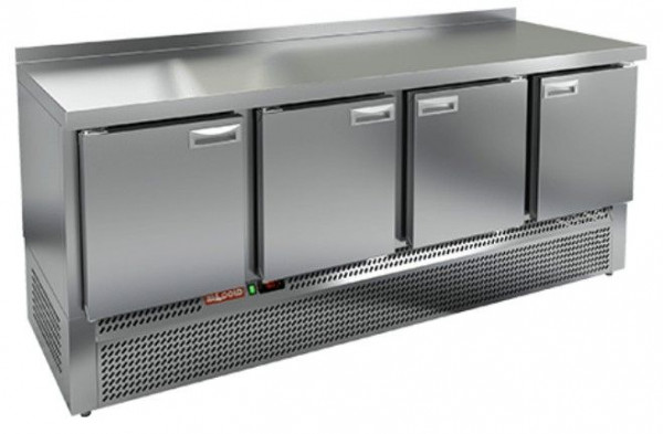 GNE 1111/TN стол охл.(-2+10), 4 двери, 1970х700х850мм, ниж.распол.агрегата, HICOLD RUS в Москве