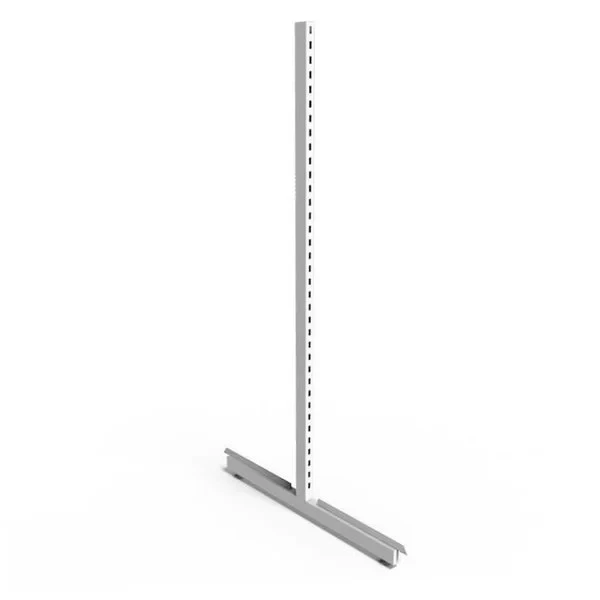 Стойка двухсторонняя островная (H=1520, 80х30, шагрень, RAL 9010) в Москве