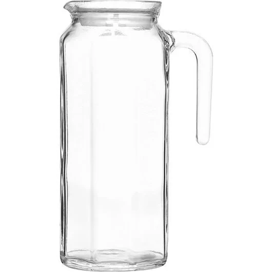 Pasabahce Кувшин с крышкой «Кошем» 80051/b  (стекло, 1л, H=22, L=12, 5см, прозр, белый, 03090406) в Москве