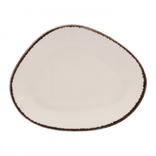 Тарелка KUTAHYA серии Atlantis BNGLX22DU801R14, плоская ассиметричная без полей , d22см, h2,5см в Москве