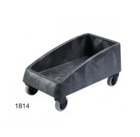 Тележка для контейнеров SLIM 1814BK  (L 51,6см w 29см h 26см, пластик)