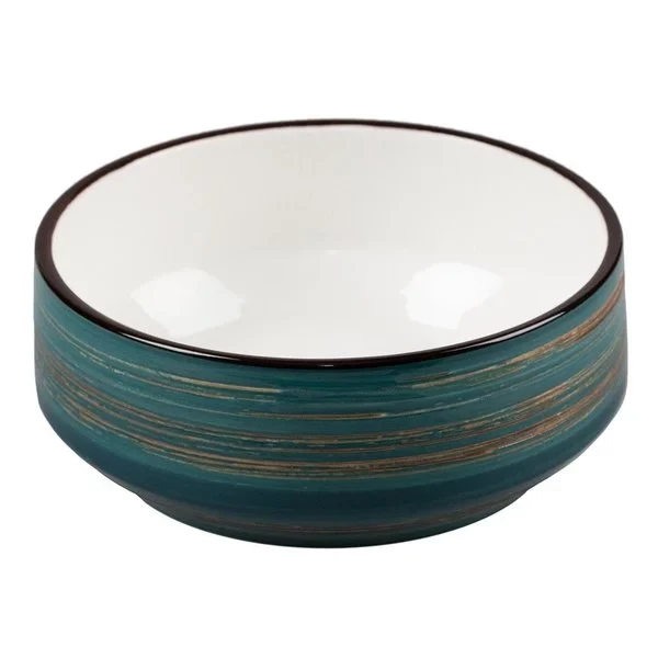 P.L.Proff Cuisine Салатник Texture Dark Green Lines (15 см) 81223434 в Москве