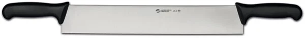 Нож Sanelli Ambrogio SW44040B, для сыра с двумя ручками 400 мм, черный в Москве
