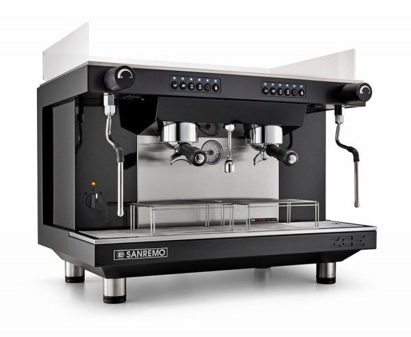 Кофемашина Sanremo Zoe SED (автомат) 2 высокие гр. чёрная в Москве
